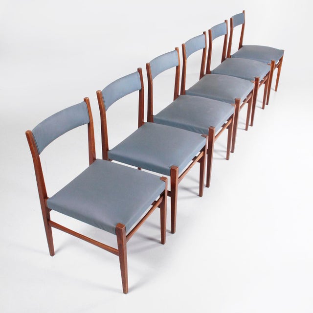 Vintage Chairs in Beech, 1960s, Set of 6 For Sale - Image 6 of 12