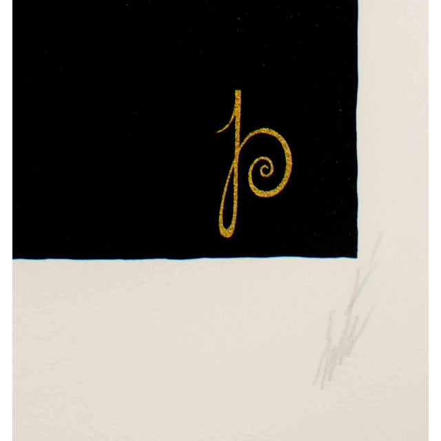 Hand signed and numbered. Limited edition of 350 prints. from the suite “Alphabet”. Near perfect condition....