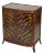 Maitland-Smith Vintage Two Door Faux Bamboo and Lacquer Cabinet For Sale