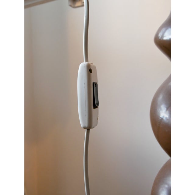 Beige Vintage Table Lamp from Inlux, 1990s For Sale - Image 8 of 9