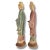 Chinese Pair of Mid-Century Chinese Hand-Carved Wooden Guanyin Figures – Painted Polychrome Finish, 23″ For Sale - Image 3 of 13