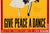 Illustration 1994 Original American Poster, Give Peace a Dance (The 100 Best Posters Collection) Art Chantry For Sale - Image 3 of 5