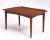 A very nice Danish Modern teak side table after Grete Jalk for Glostrup Furniture. Dowel legs and arched stretchers....