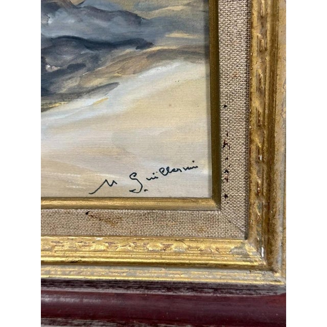M. Guillermin, Rural Landscape, 1940, Oil on Panel, Framed For Sale - Image 3 of 8