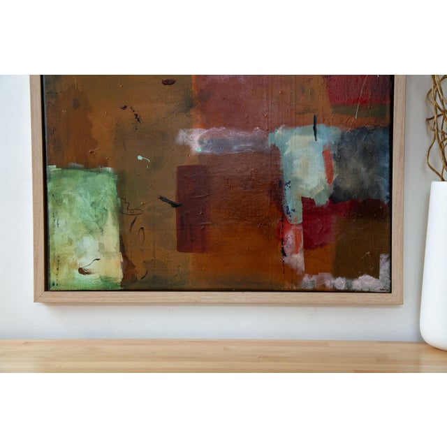 2020s Original Framed Abstract Painting on Canvas For Sale - Image 5 of 16