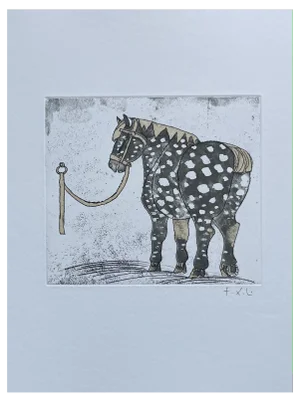 François-Xavier Lalanne, Le Cheval (The Horse), 2004, Lithograph