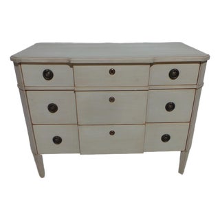 Swedish Gustavian 3 Drawer Chest of Drawers For Sale