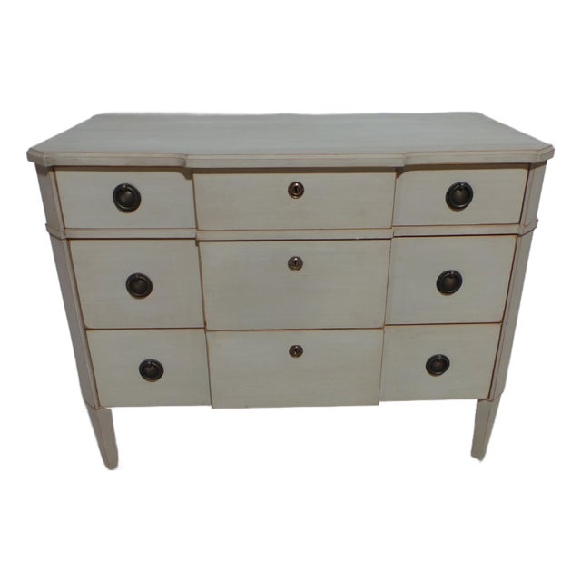 Swedish Gustavian 3 Drawer Chest of Drawers For Sale