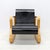 Stunning Paimio armchair 41 by Alvar Alto for Artek, Finland, in natural birch wood with black bentwood seat with venting...