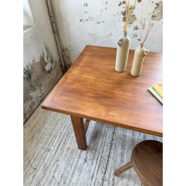 Oak Farm Table, 1970s For Sale - Image 11 of 18