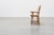 Brutalist Armchair with Carved Rosettes and Nailed Wooden Seat, Spain, 1950s For Sale - Image 4 of 16