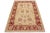 Boho Chic Ziegler Ivory Red Hand-Knotted Wool Rug - 3'4'' X 4'9'' For Sale In New York - Image 6 of 7