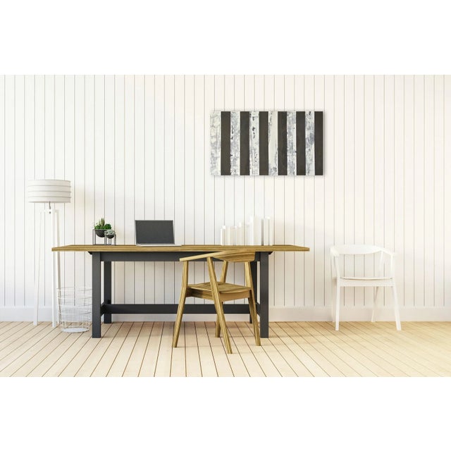 Pigmented cement on foam panel Edition: Unique, Unframed. Auville works with construction cement. Applying techniques used...