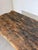 Large Rustic Brutalist Dining Table in Wood For Sale - Image 4 of 7