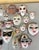 Vintage Mardi Gras Style Face Mask Wall Art Collection of 35 For Sale - Image 4 of 11