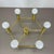Italian Space Age Brass Ceiling Sconce in the style of Stilnovo, Italy, 1970s For Sale - Image 14 of 18