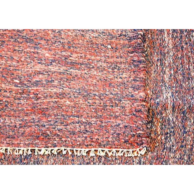 Mid 20th Century Vintage Gabbeh Kilim Rug For Sale - Image 5 of 6