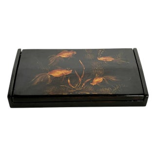 Vietnamese Lacquered Box, 20th Century For Sale