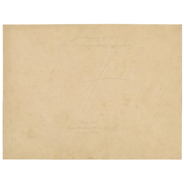 Johann Anderla, Anatomical Study of Muscles of the Torso & Pelvis, 1888, Watercolor For Sale - Image 5 of 7