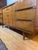 1960s MCM Vintage Walnut Lowboy Dresser With 9 Drawers and Bow Tie Pulls For Sale - Image 5 of 12