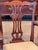 Brown Set of Four Mahogany Chippendale-Style Armchairs For Sale - Image 8 of 11