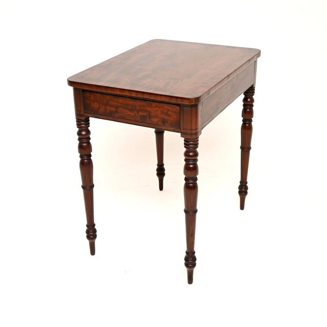 Hollywood Regency Antique Georgian Side Table, 1820 For Sale - Image 3 of 11