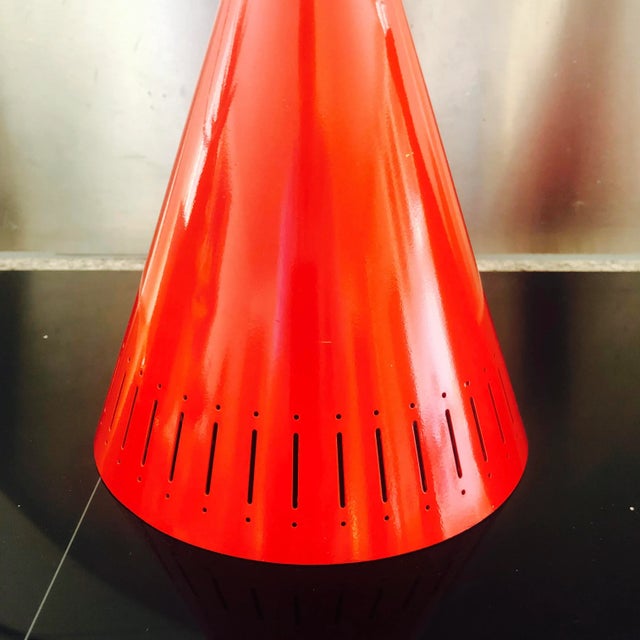 Red Pendants by Svend Aage Holm Sørensen for Holm Sørensen & Co, 1960s, Set of 2 For Sale - Image 9 of 14