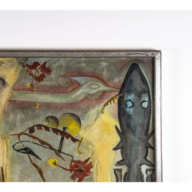 Wolfgang Thesen, Nr. 6, 1985, Mixed Media on Paper For Sale - Image 3 of 9