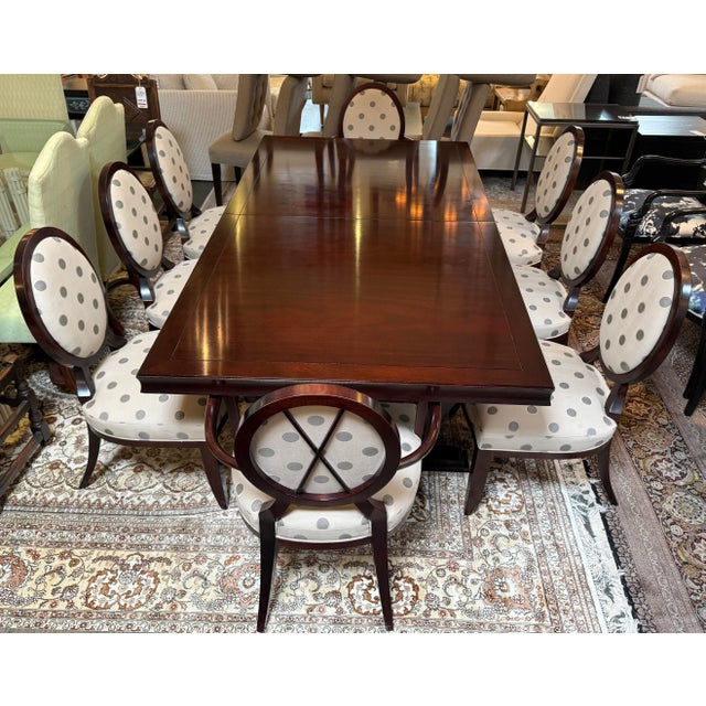 Design Plus Gallery presents an Art Deco Style Extension Dining Room Table by Barbara Barry for Baker Furniture. This is a...
