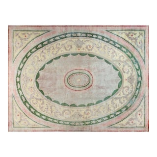 1920s French Savonnerie Rug in Neoclassical Style For Sale