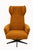 Vintage Wingback Swivel Lounge Chair from Dřevotvar Jablonné Nad Orlicí, 1970s For Sale - Image 11 of 11