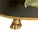 Maison Lancel Maison Lancel Vintage French Black Tole Cachepot With Hand-Painted Fruit and Gilt Scalloped Rim Lion Head Ring Handles For Sale - Image 4 of 17