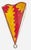 Handcrafted North African Art Wall Sconce in Red and Yellow For Sale - Image 4 of 10