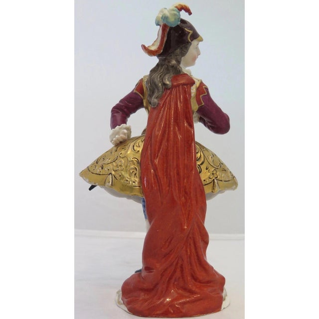 Figurative Vintage "Campy" Porcelain Courtier For Sale - Image 3 of 8