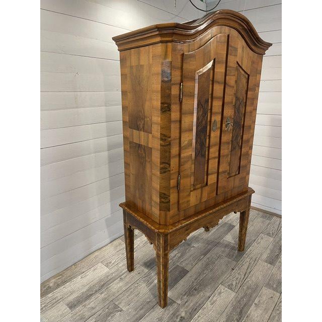 Dutch Inlaid Markertery Cabinet, 1800 For Sale - Image 3 of 18