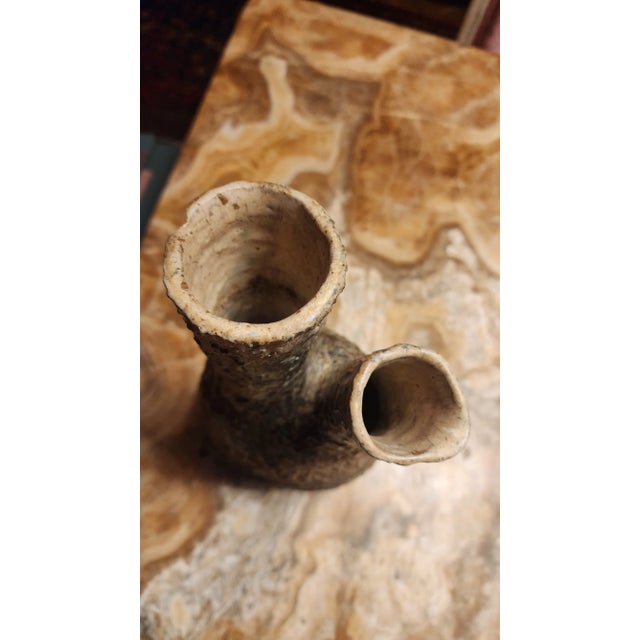 Mid-Century Modern 1960s Brutalist Sculptural Vase For Sale - Image 3 of 6