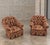 Custom High-End Burgundy Leaf Armchairs – LA Mart Design | 2 Available Designer armchairs crafted using premium fabric...