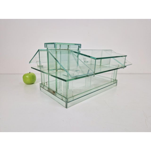 Vintage Architectural Model of Glass House, 1970s For Sale - Image 10 of 13