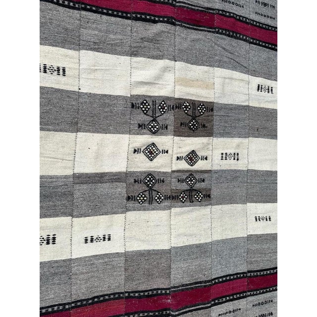 Vintage Hand Woven Malian Rug, 1920s For Sale - Image 13 of 16