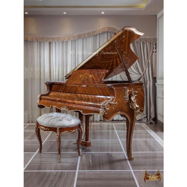 Transform your space with this breathtaking Louis XVinspired grand piano, a true masterpiece of craftsmanship and...
