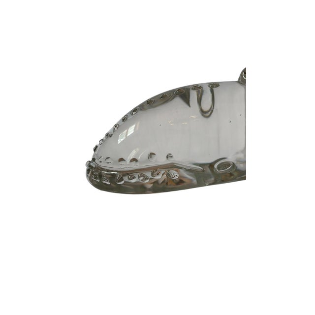 Large Vintage Crystal Whale Sculpture For Sale In Dallas - Image 6 of 15