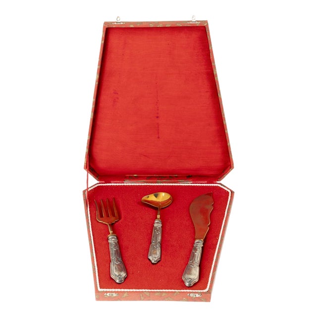 Serving Utensils, 19th Century, Set of 3 For Sale