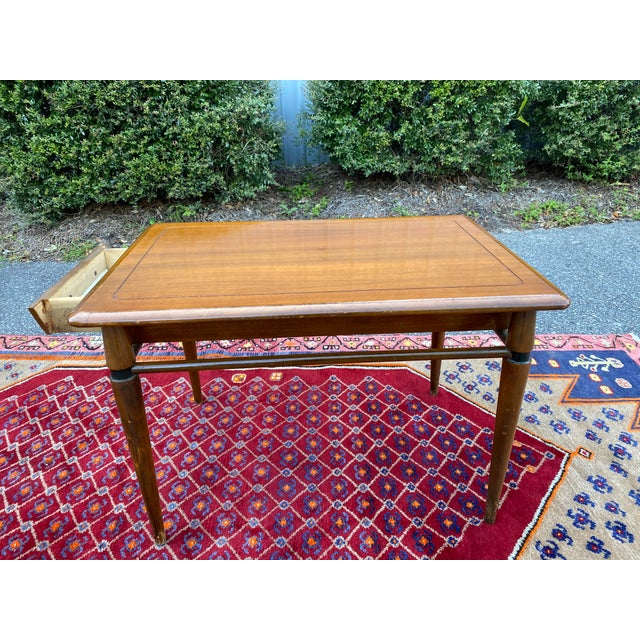 Mid-Century Modern End Table With Drawer For Sale - Image 12 of 13