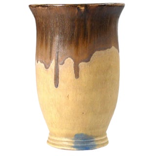 Belgian Ceramic Vase by Roger Guerin for Guerin, 1940s For Sale
