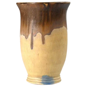Belgian Ceramic Vase by Roger Guerin for Guerin, 1940s