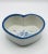 Sky Blue Heart Shaped Hand Thrown Bowl For Sale - Image 8 of 11