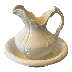 Vintage Pitcher and Washbasin Set