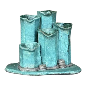 Vintage Boho Studio Pottery Vase