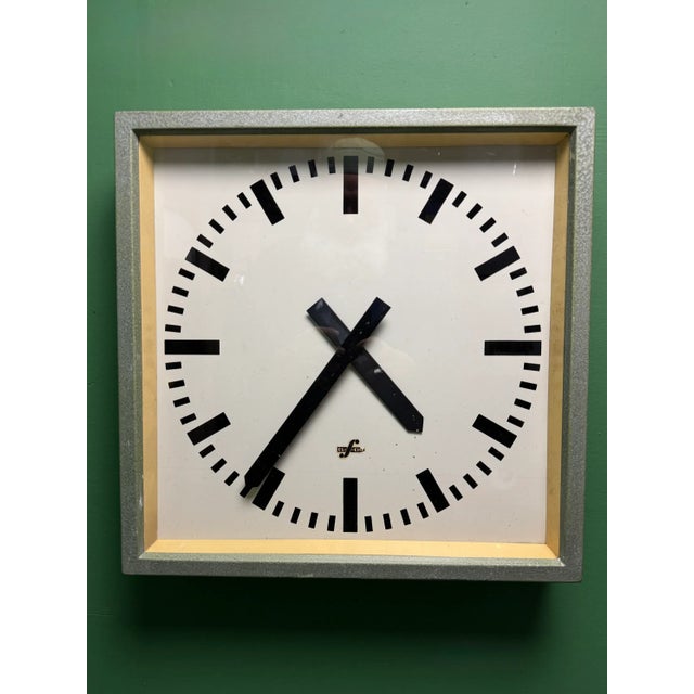 Elfema ( Electro-Mechanics Mittweida ) 1960's East German clock. Clock dated on the back 25/06/63. These were used in...