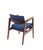 Solid Walnut Newly Upholstered Set of Four Gunlocke Chairs Risom Style For Sale - Image 9 of 10